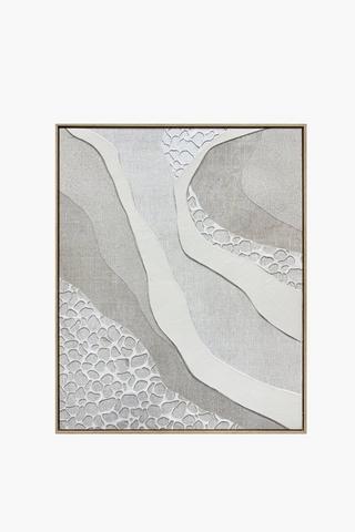 Textured Contours Canvas, 80x100cm