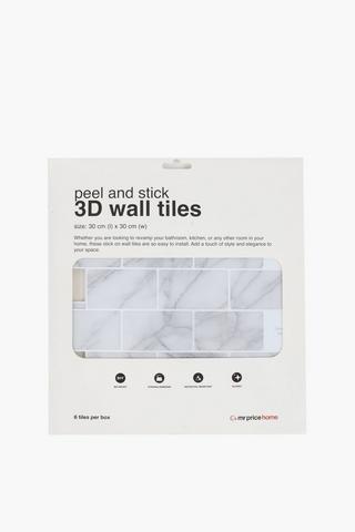 Subway Marble Wall Tiles, 30cm