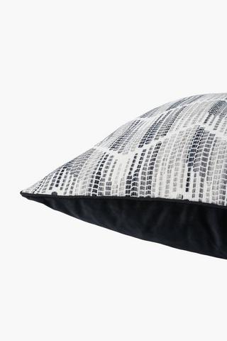 Extra Premium Zig Zag Feather Filled Scatter Cushion, 60x60cm