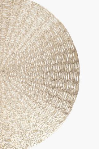 4 Pack Metallic Placemats