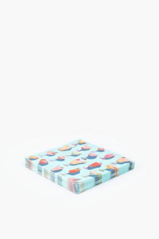 Printed Cocktail Serviettes