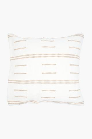 Extra Premium Textured Stripe Scatter Cover Only, 60x60cm