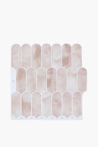 Scallop 3d Wall Tiles, 30cm