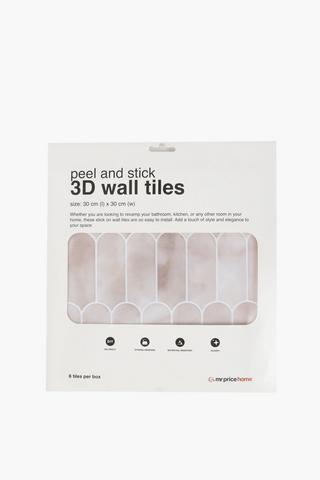 Scallop 3d Wall Tiles, 30cm