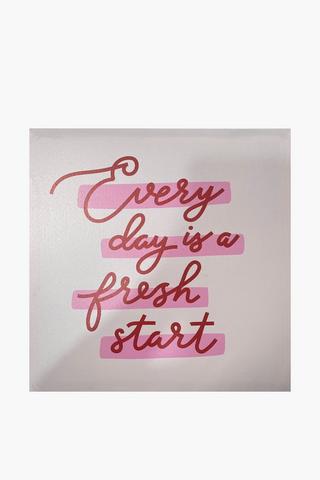 Printed Script Sign, 40x40cm