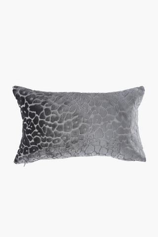 Velvet Geometric Scatter Cushion, 30x50cm