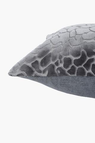 Velvet Geometric Scatter Cushion, 30x50cm