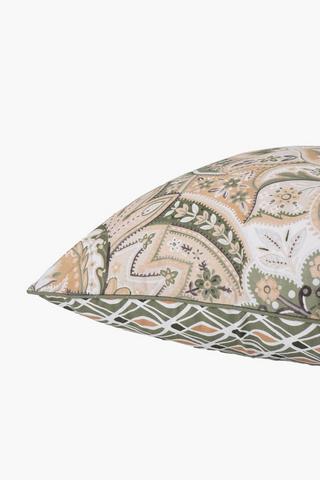 Extra Premium Printed Tile Feather Filled Scatter Cushion, 60x60cm