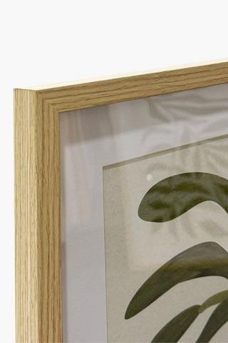 Framed Leaf Canvas, 40x60cm