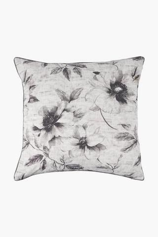 Extra Premium Ruth Floral Feather Filled Scatter Cushion, 60x60cm