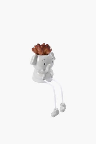 Ceramic Elephant Pot Plant