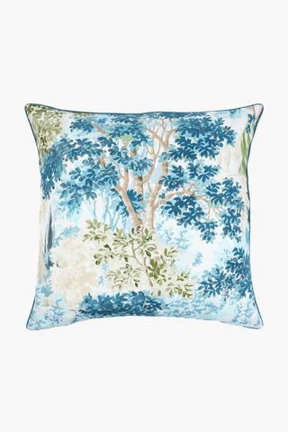 Extra Premium Trees Feather Filled Scatter Cushion, 60x60cm