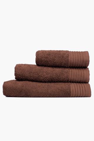 Chenille Border Hand Towel