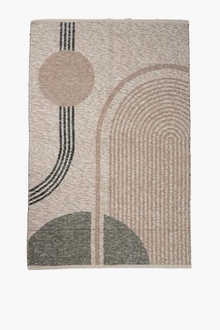 Jacquard Botanical Rug, 120x180cm