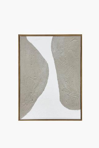 Hand Painted Abstract Object Canvas, 50x70cm