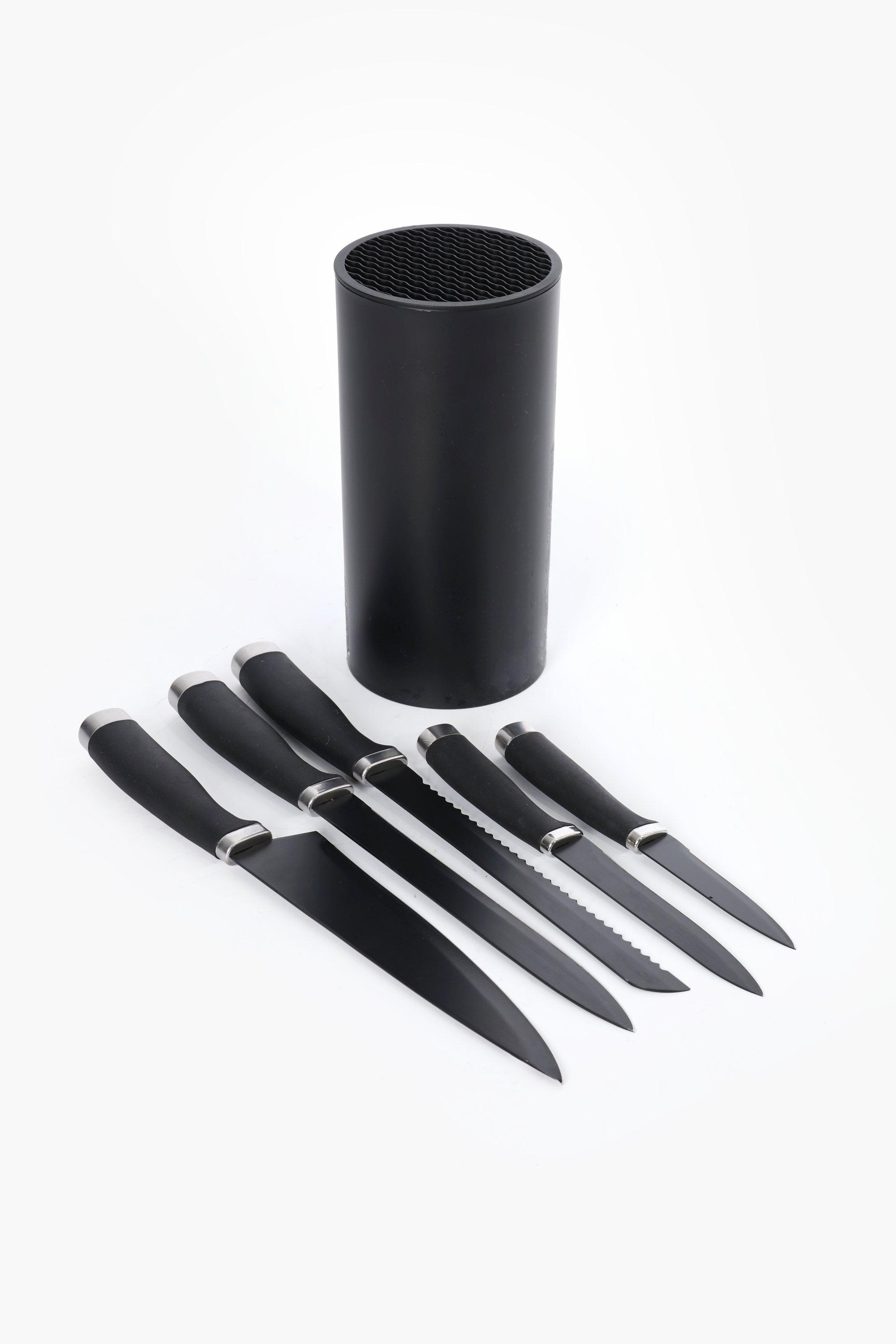 6 Piece Knife Set With Holder