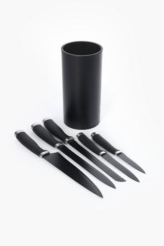 6 Piece Knife Set With Holder