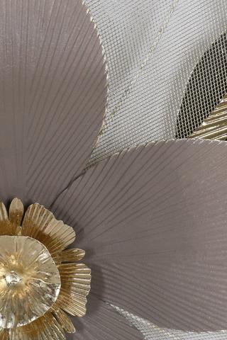 Dimensional Metal Flower, 60x120cm
