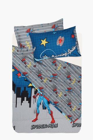 Soft Touch 90gsm Character Spiderman Reversible Comforter Set