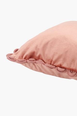 Velvet Loops Scatter Cushion, 30x50cm