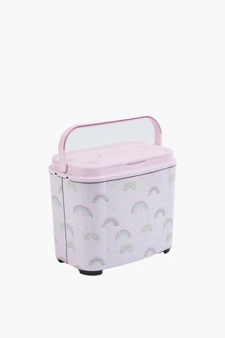 Ditsy Rainbow Kids Cooler Box