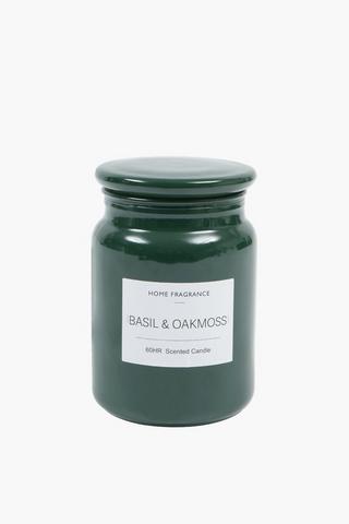 Basil And Oakmoss Waxfill Candle