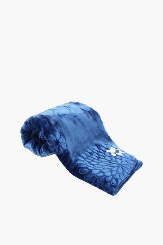 Mink Embroidered Pet Blanket