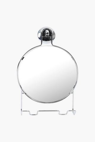 Chrome Suction Mirror