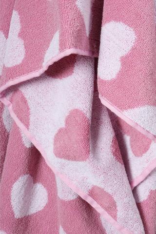 Jacquard Heart Hand Towel