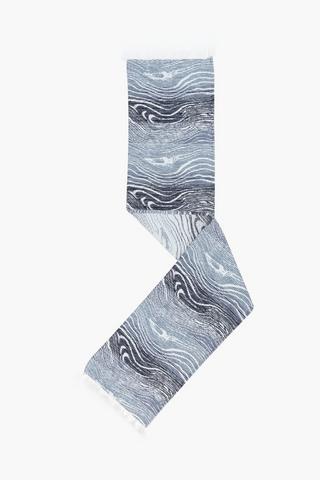 Cristal Wavy Chenille Table Runner