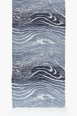 Cristal Wavy Chenille Table Runner