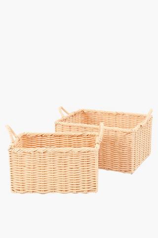 Oxford Plastic Utility Basket Large