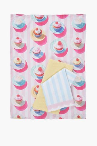 3 Pack Mothers Day Tea Towel Set