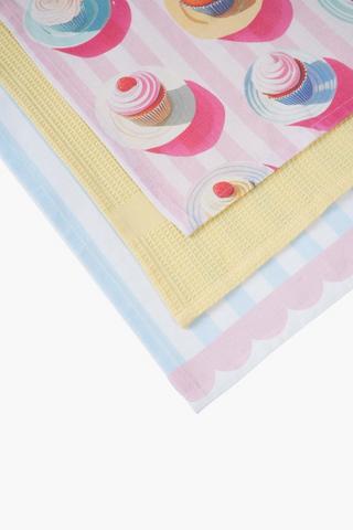 3 Pack Mothers Day Tea Towel Set