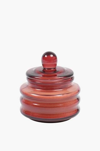 Meru Ripple Glass Candle, 80g