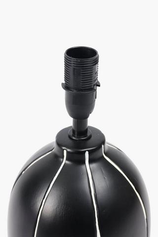 Mya Stripe Ceramic Lampset, E14