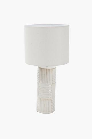 Stripe Glaze Lamp Set, E14