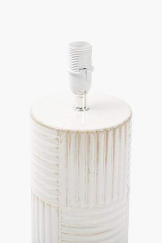 Stripe Glaze Lamp Set, E14