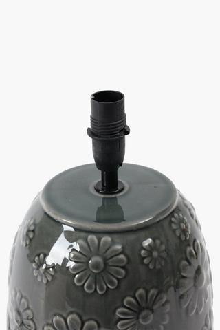 Glazed Flower Lamp Set, E14