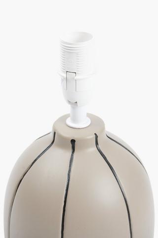 Mya Stripe Ceramic Lamp Set, E14