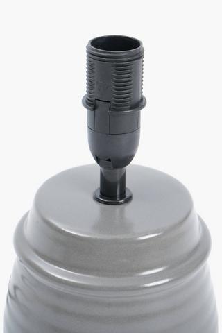 Ribbed Basket Base Lamp Set, E14