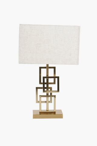 Metal Squares Lamp Set, E14