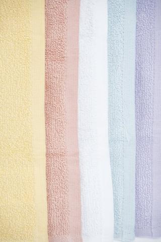5 Pack Pastel Face Cloths