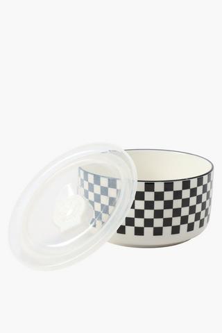 Medium Check Storage Bowl
