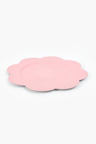 Floral Plastic Underplate