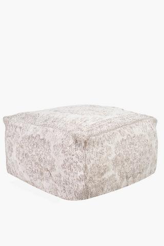 Persian Jacquard Pouffe