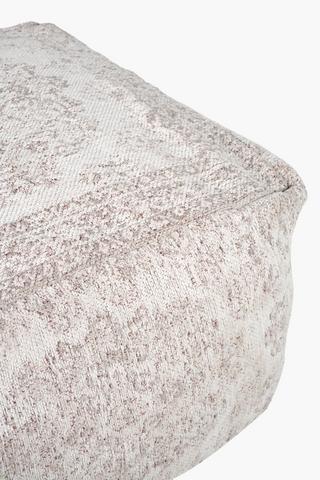 Persian Jacquard Pouffe