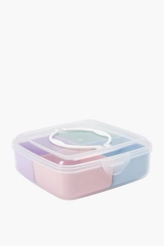 4 Divisional Square Lunch Box