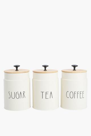 Set Of 3 Tolima Canisters