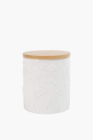 Medium Floral Canister